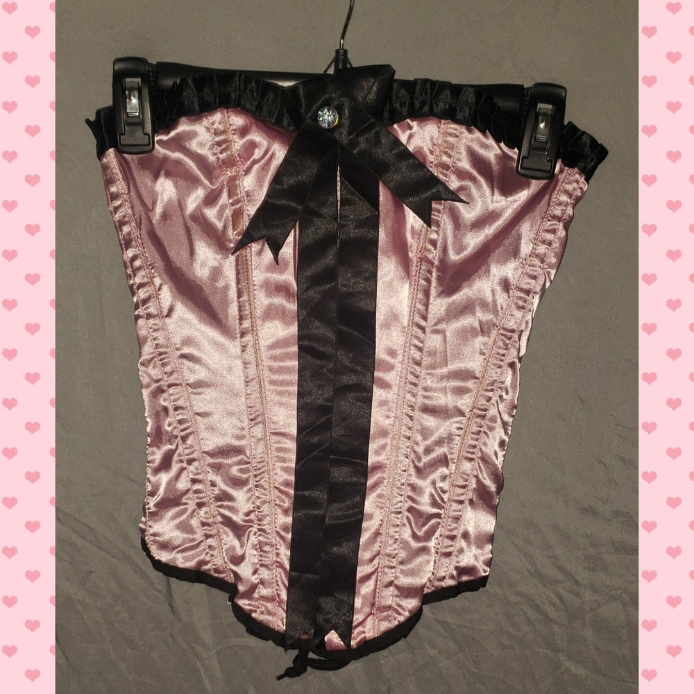 Pink corset